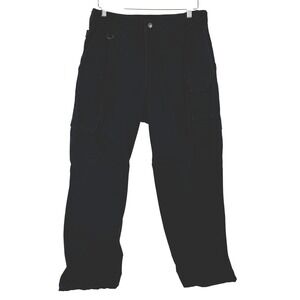 5.11 Tactical Series Mens Black Cargo Pants 34/32 Utility Workwear Grunge